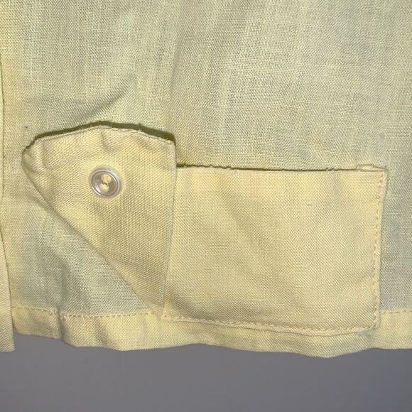 Vtg yellow little girl short sleeved shirt - Picture 3 of 7